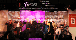 Desktop Screenshot of dancersover40.org